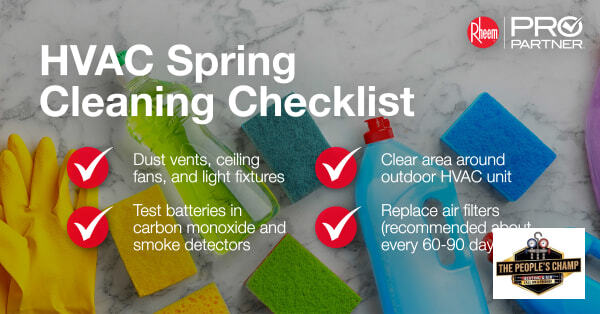 HVAC Spring Cleaning Checklist