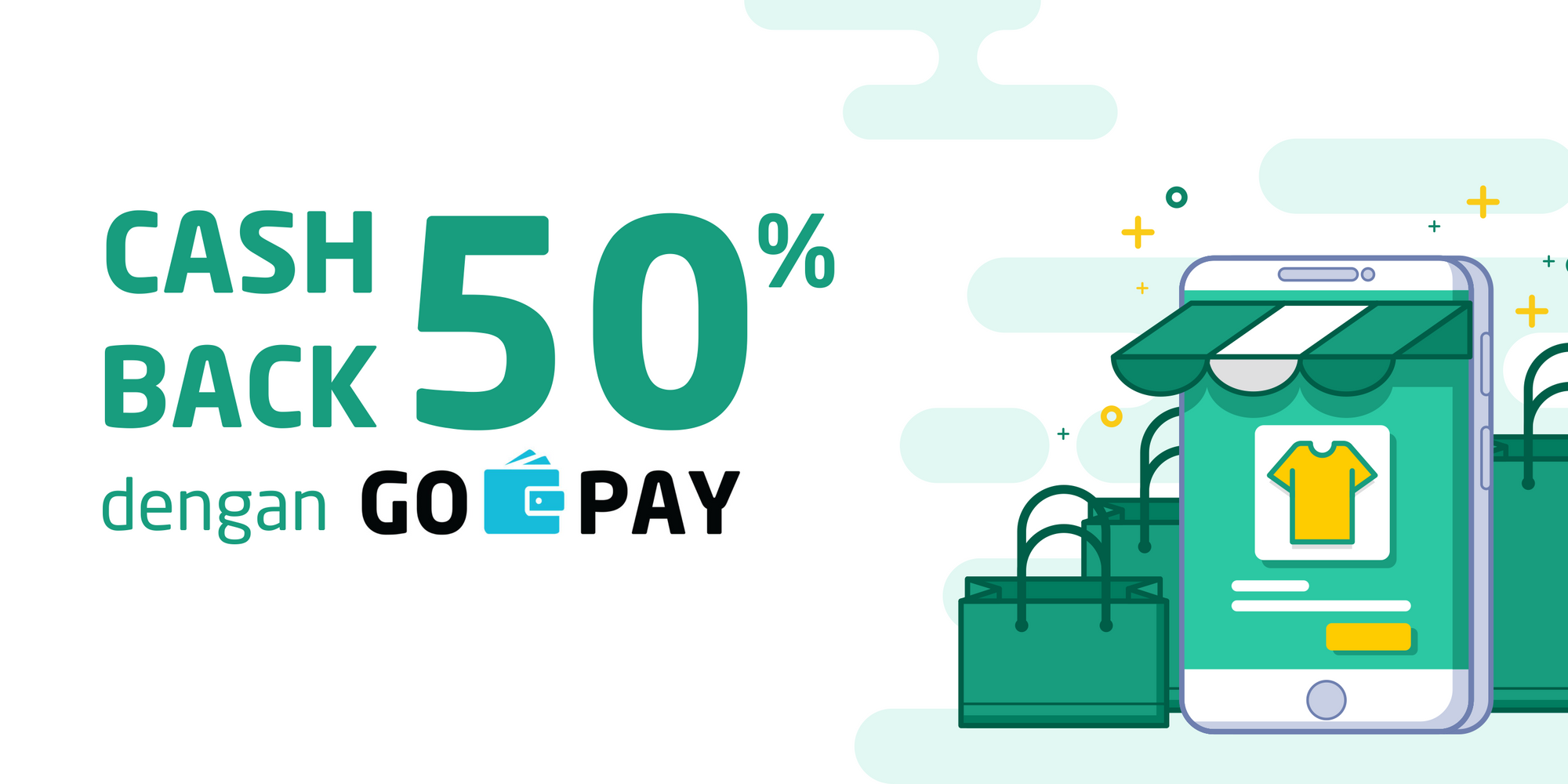 GO-PAY Berikan Promo Cashback 50% untuk Sahabat Selly