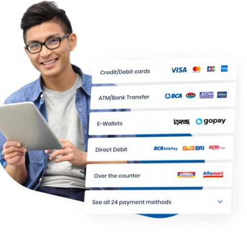 Terima semua metode pembayaran online untuk payment gateway midtrans