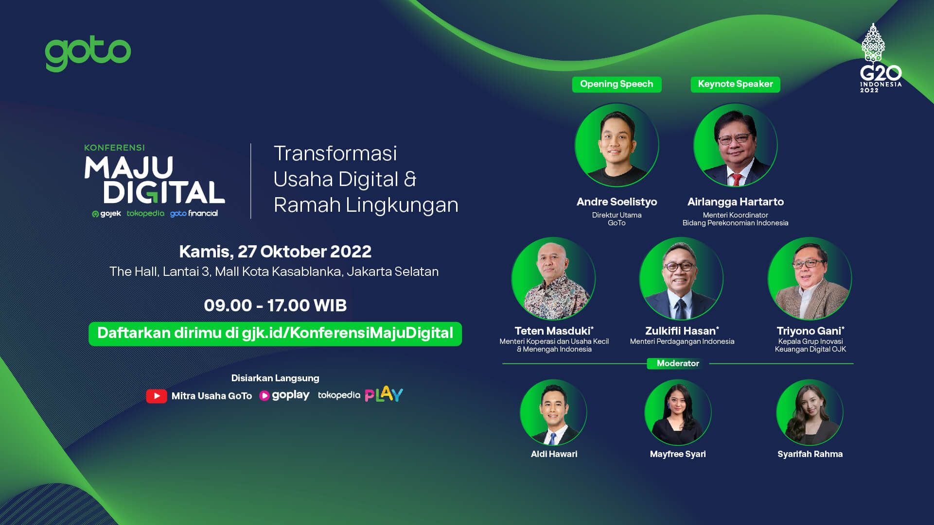 Digitalisasi UMKM, GoTo Kembali Gelar Konferensi Maju Digital 2022