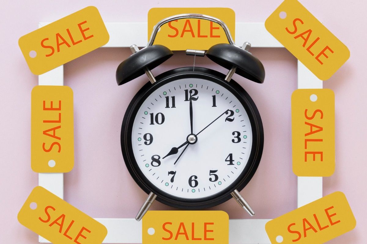 alarm-clock-frame-with-sale-tags