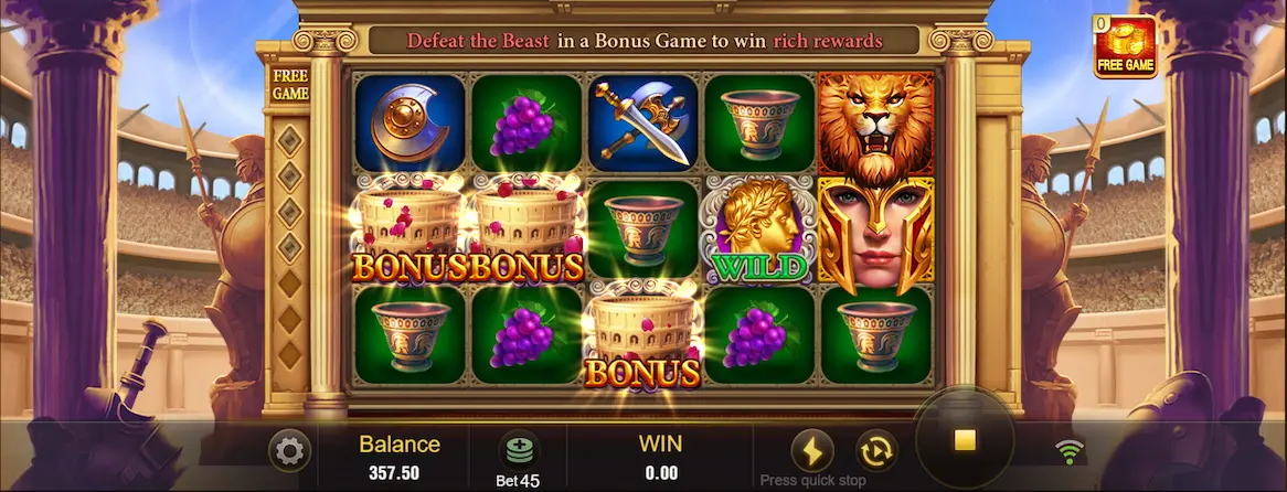 JILI Roma X Slot Game Bonus