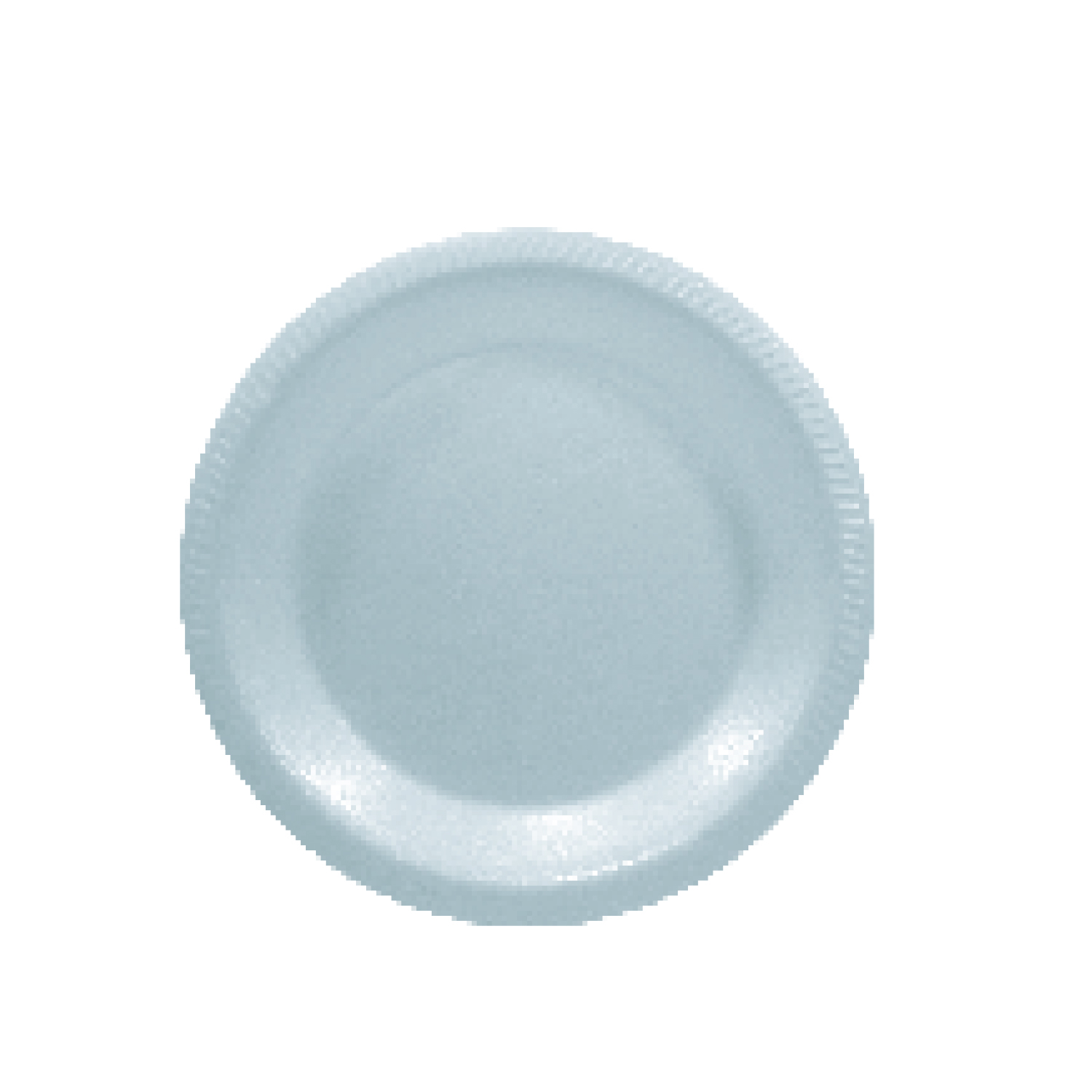 PLATO LLANO BLANCO #8 X 25U