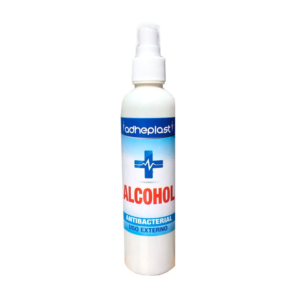 ALCOHOL ANTIBACTERIAL ADHEPLAST 250ML X 24UNDS