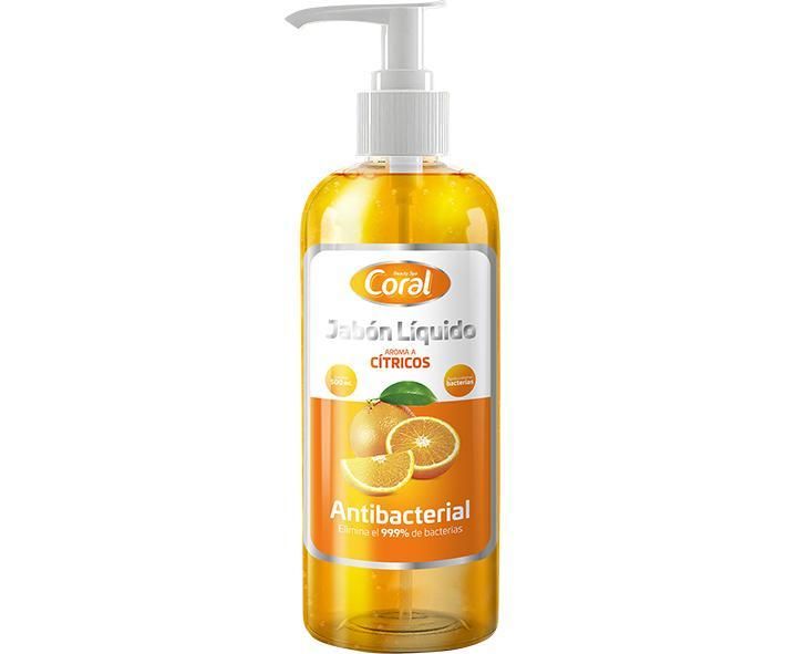 JABON LIQUIDO CITRICO CORAL 250ML
