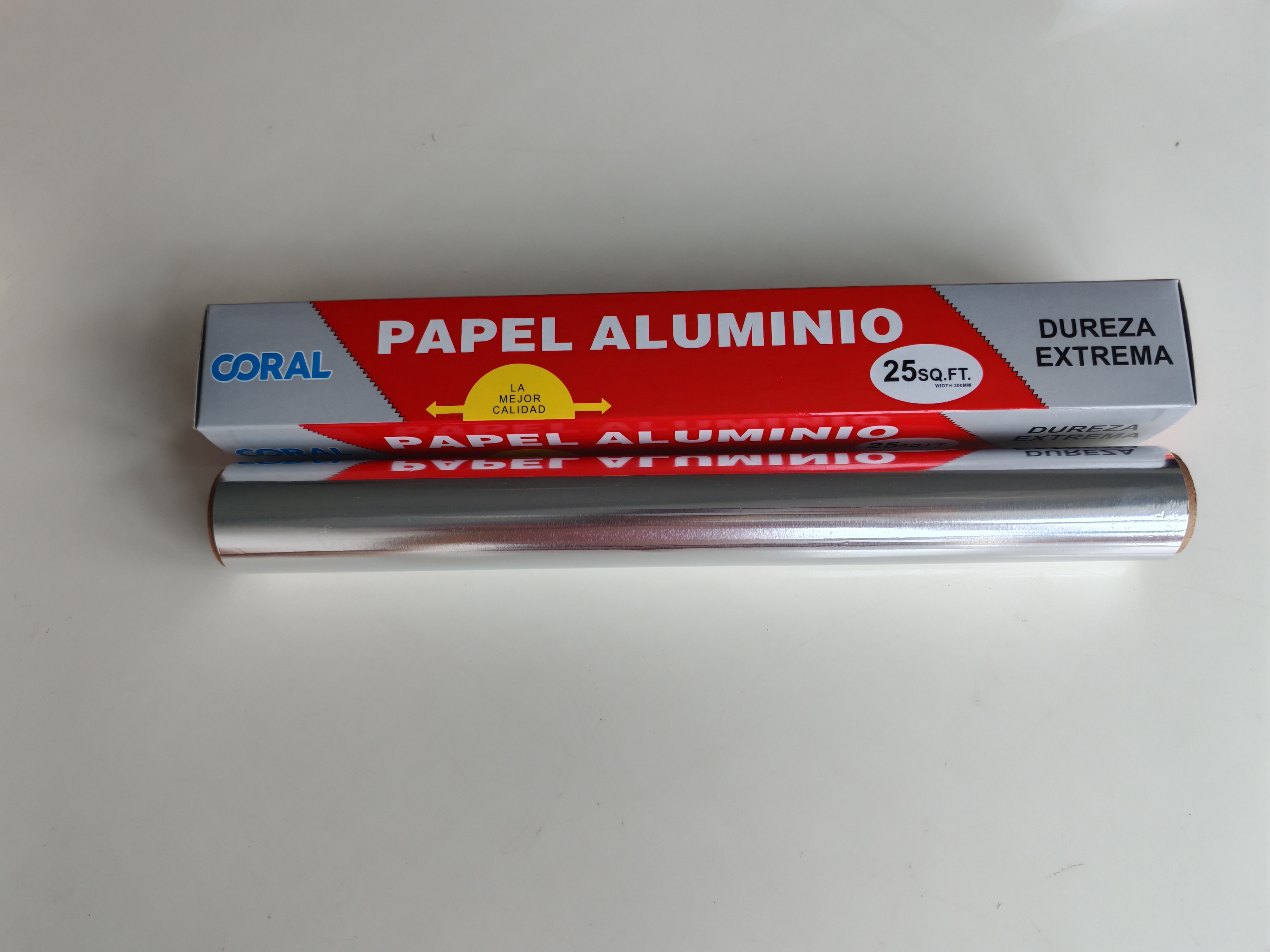 "PAPEL ALUMINIO 7,62*30CM25FT"