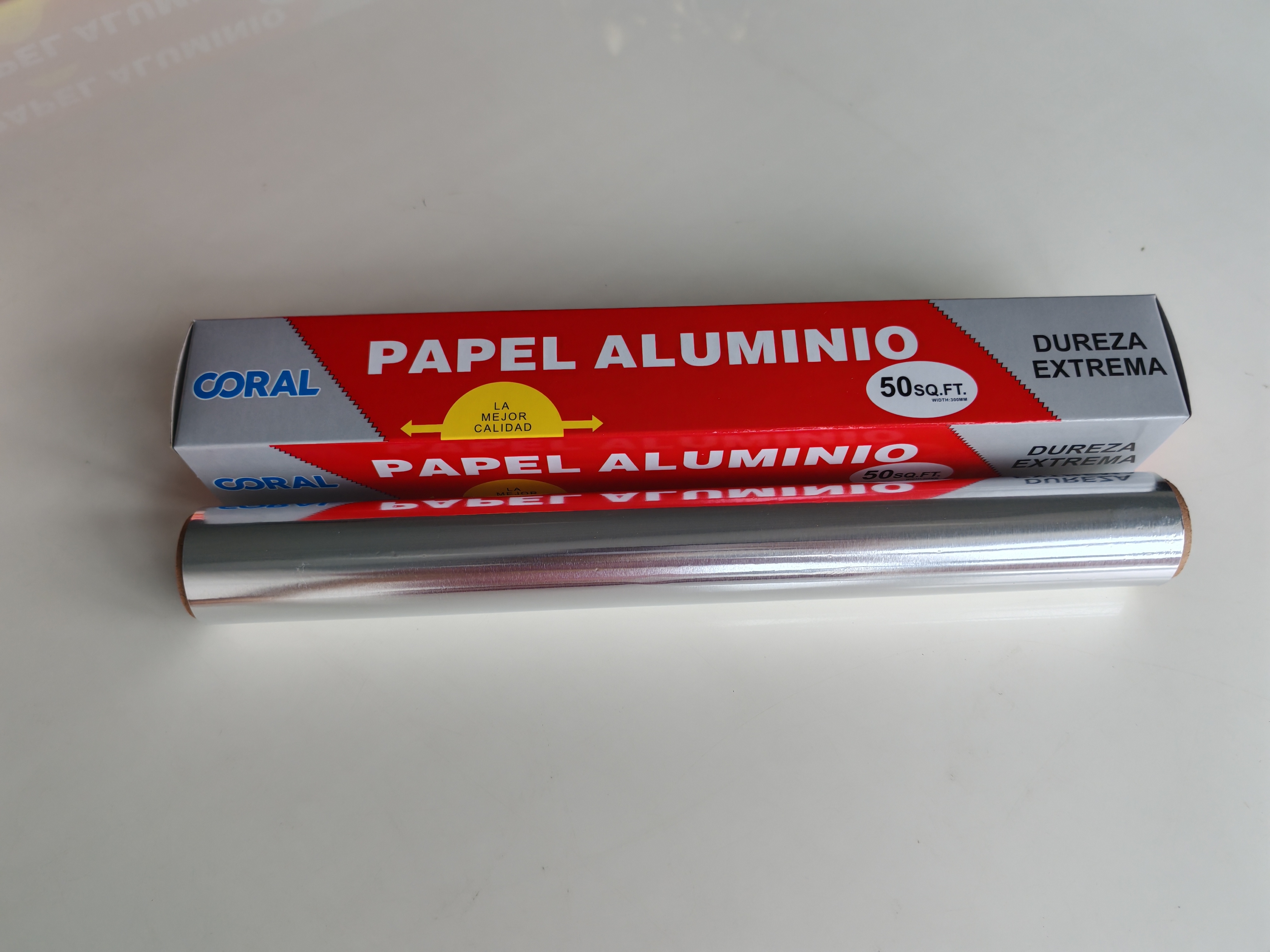 "PAPEL ALUMINIO 15,24*30CM50FT"