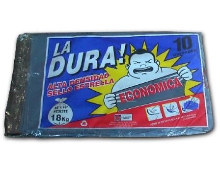 FUNDA PEAD PIG NEGRA 30X36 P/BAS. X10U 1