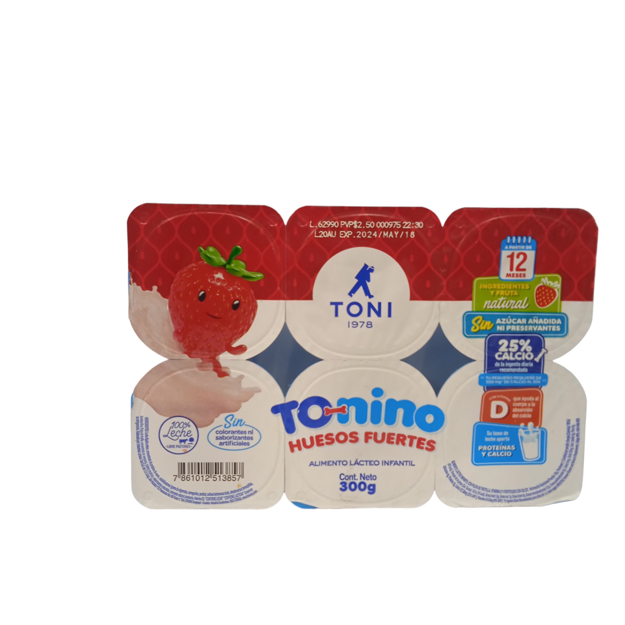 YOGURT TONINO FRUTILLA 300 G