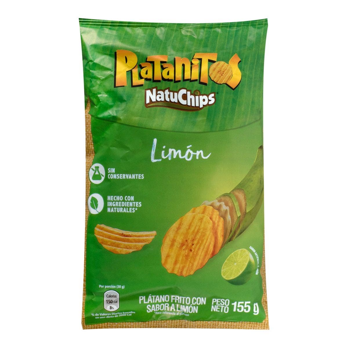 PLATANITOS NATUCHIPS NATURAL 45G