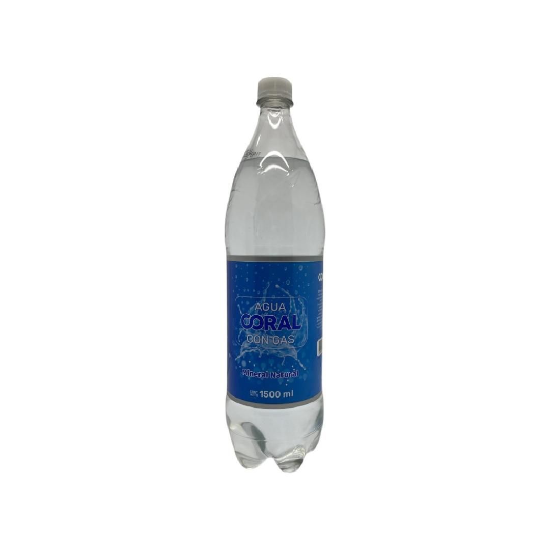 AGUA CON GAS CORAL 1500ML
