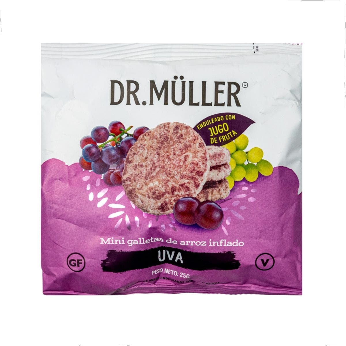 DR.MULLER MINI GALLETAS UVA ROJA25 G