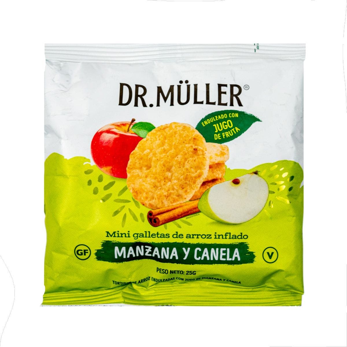 DR.MULLER MINI GALLETAS MANZ CANELA25 G