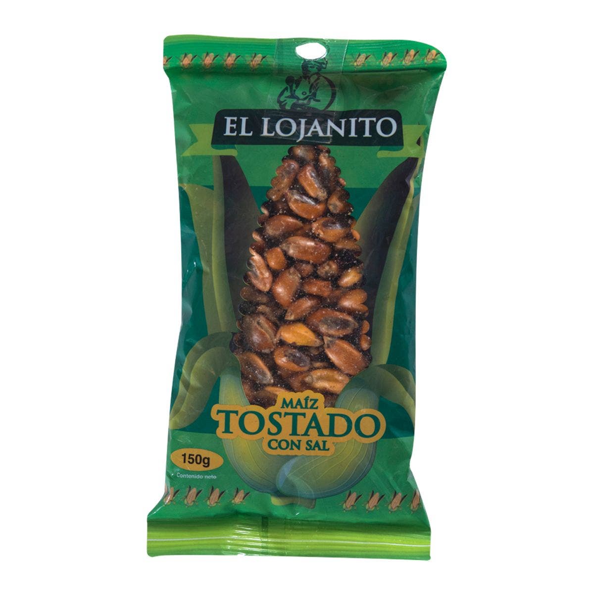 MAIZ TOSTADO CON SAL EL LOJANITO 150 GR