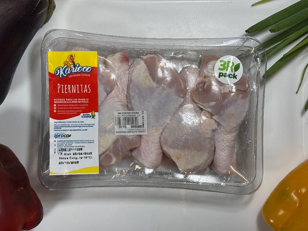 PIERNITAS DE POLLO EN BANDEJA