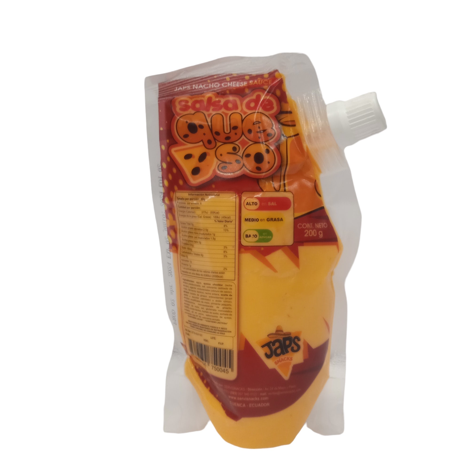 SALSA DE QUESO JAPS 200G