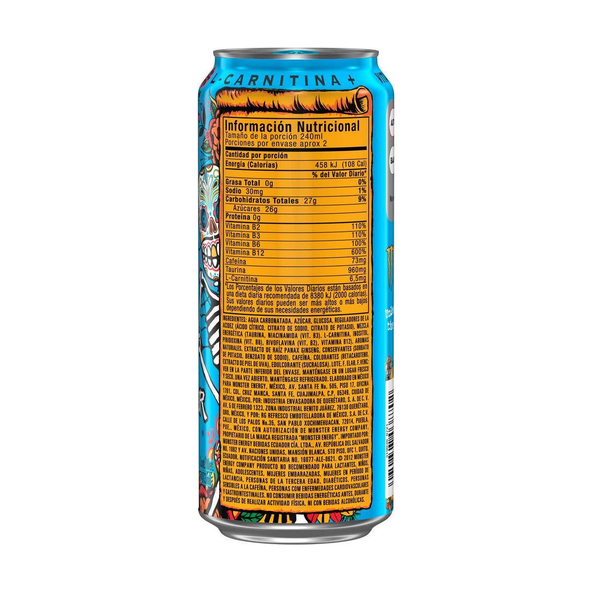 ENERGIZANTE MONSTER MANGO LOCO 473ML