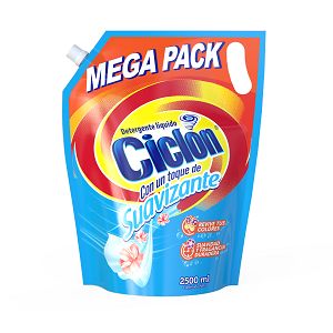 DETERGENTE LIQ CICLON SUAVIZANTE 2500ML