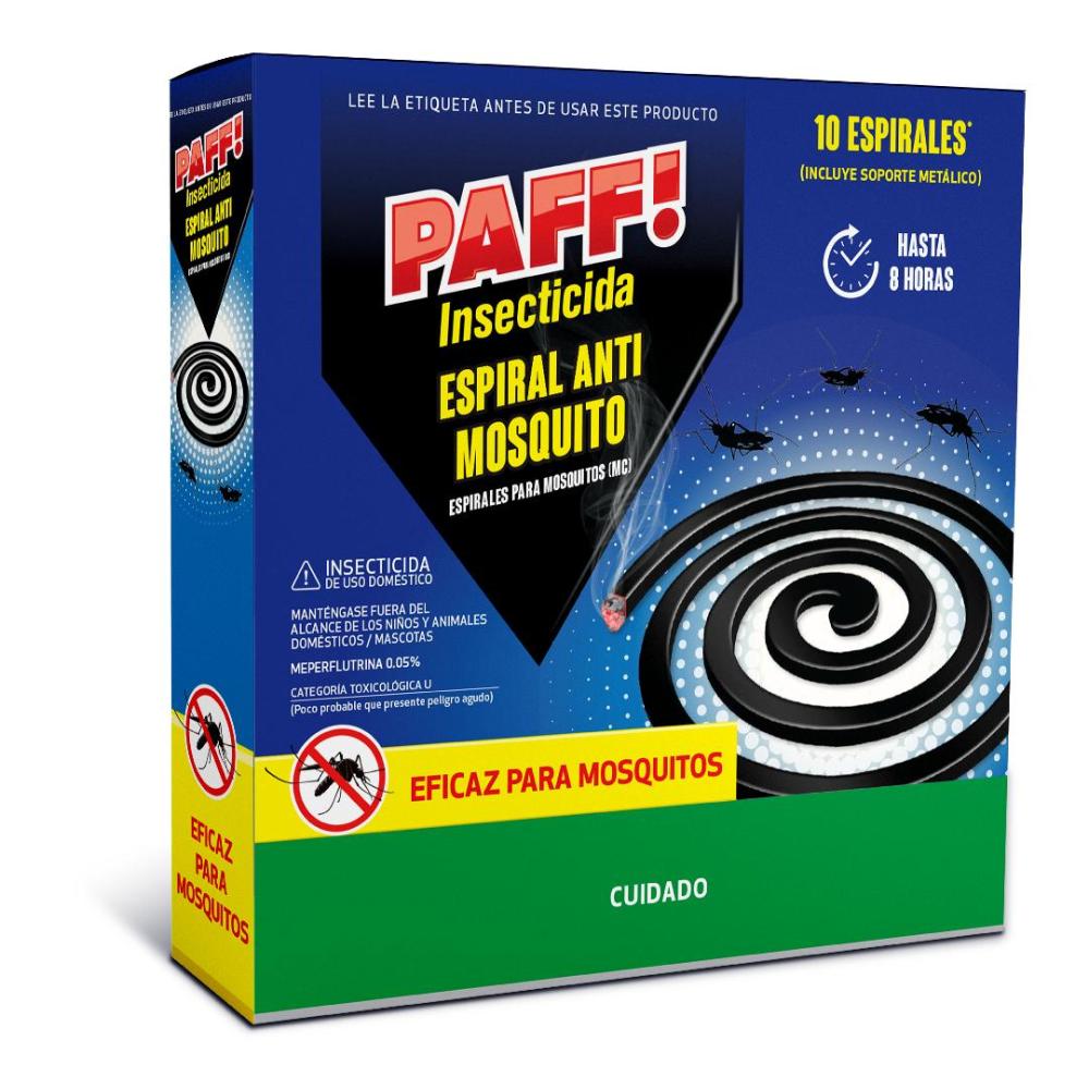 PAFF INSECTICIDA ESPIRAL ANTI MOSQUITO