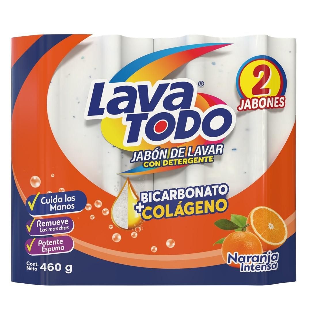 JABON LAVATODO NARANJA BICARBONATO 460GR