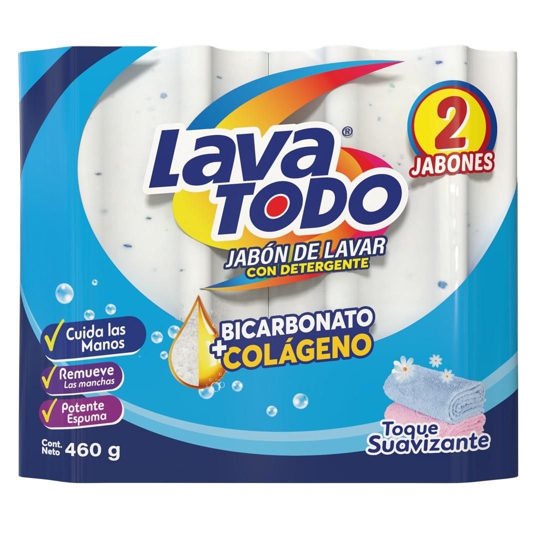 JABON LAVATODO SUAVIZANTE BICARB 460GR