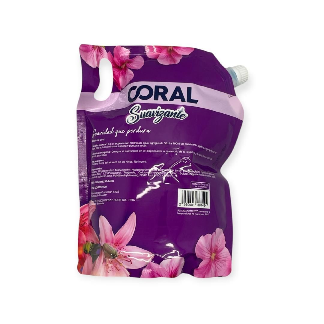 SUAVIZANTE FLORAL DOYPACK 2L CORAL
