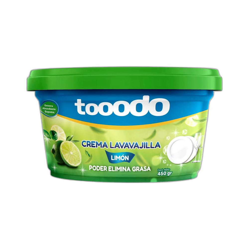 CREMA LAVAVAJILLA TOOODO LIMON 450G X 2