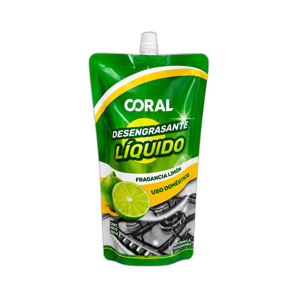 QUITA GRASA CORAL 500 ML (DOYPACK)