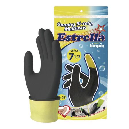 GUANTE BICOLOR ESTRELLA T 71/2