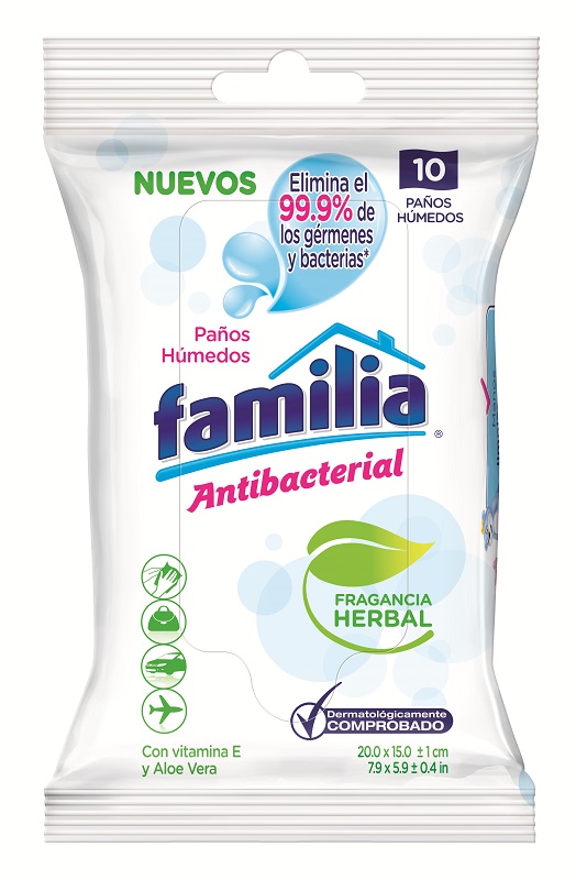 PANO FAMILIA ANTIBACTERIAL HERBAL X10