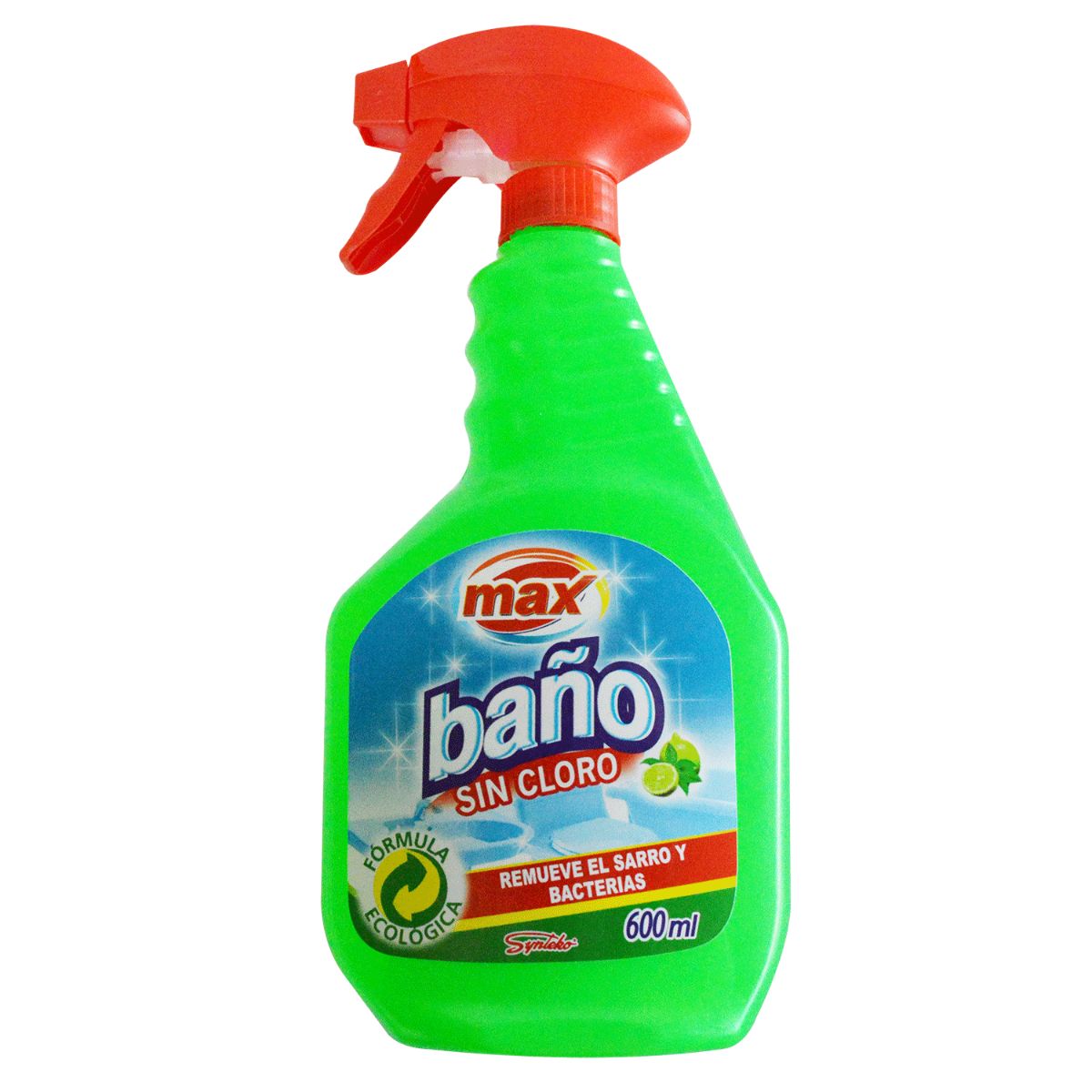 MAX BANO SIN CLORO CON PULVERIZADOR 600M