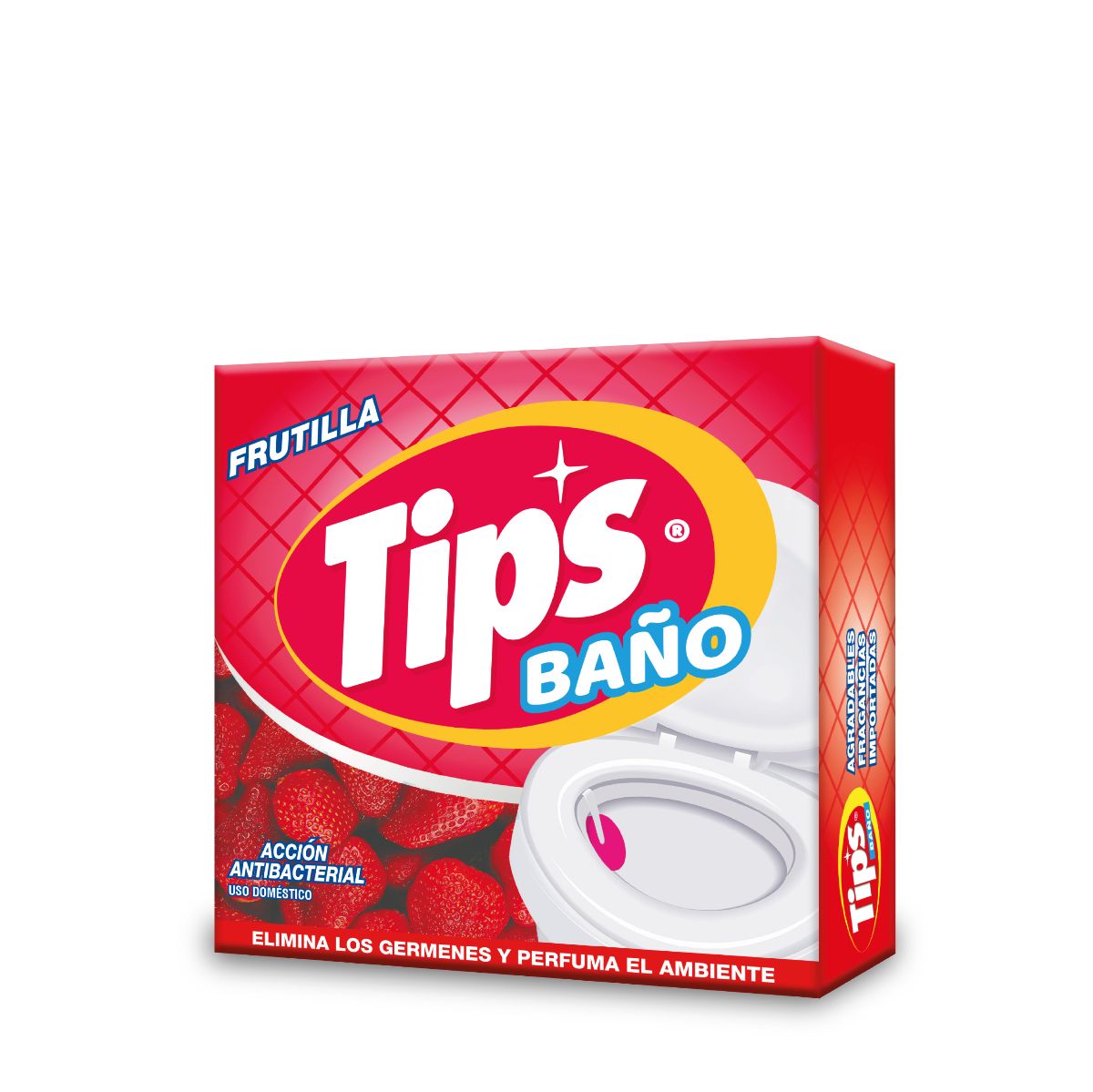 TIP`S BANO GERMICIDA FRUTILLA 90G