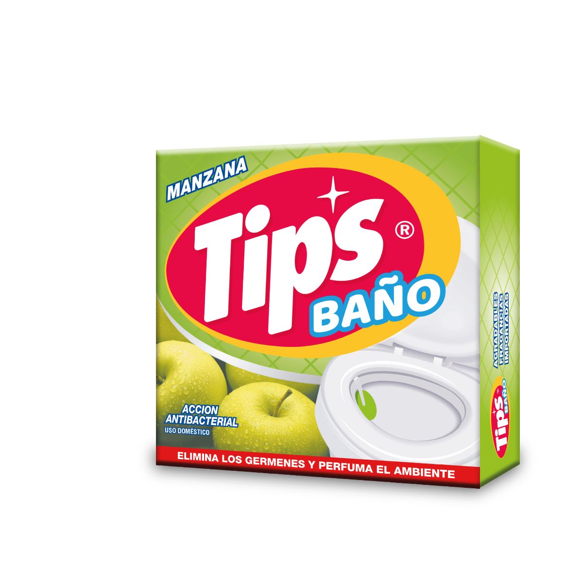 TIPS BAÑO ANTIBACT MANZANA 90 G X 24