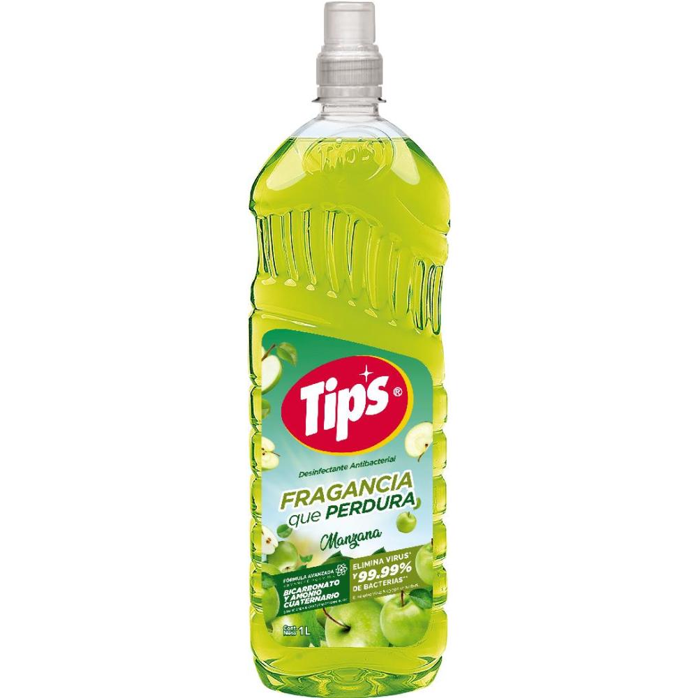 TIP`S DESINFECTANTE MANZANA 1000ML
