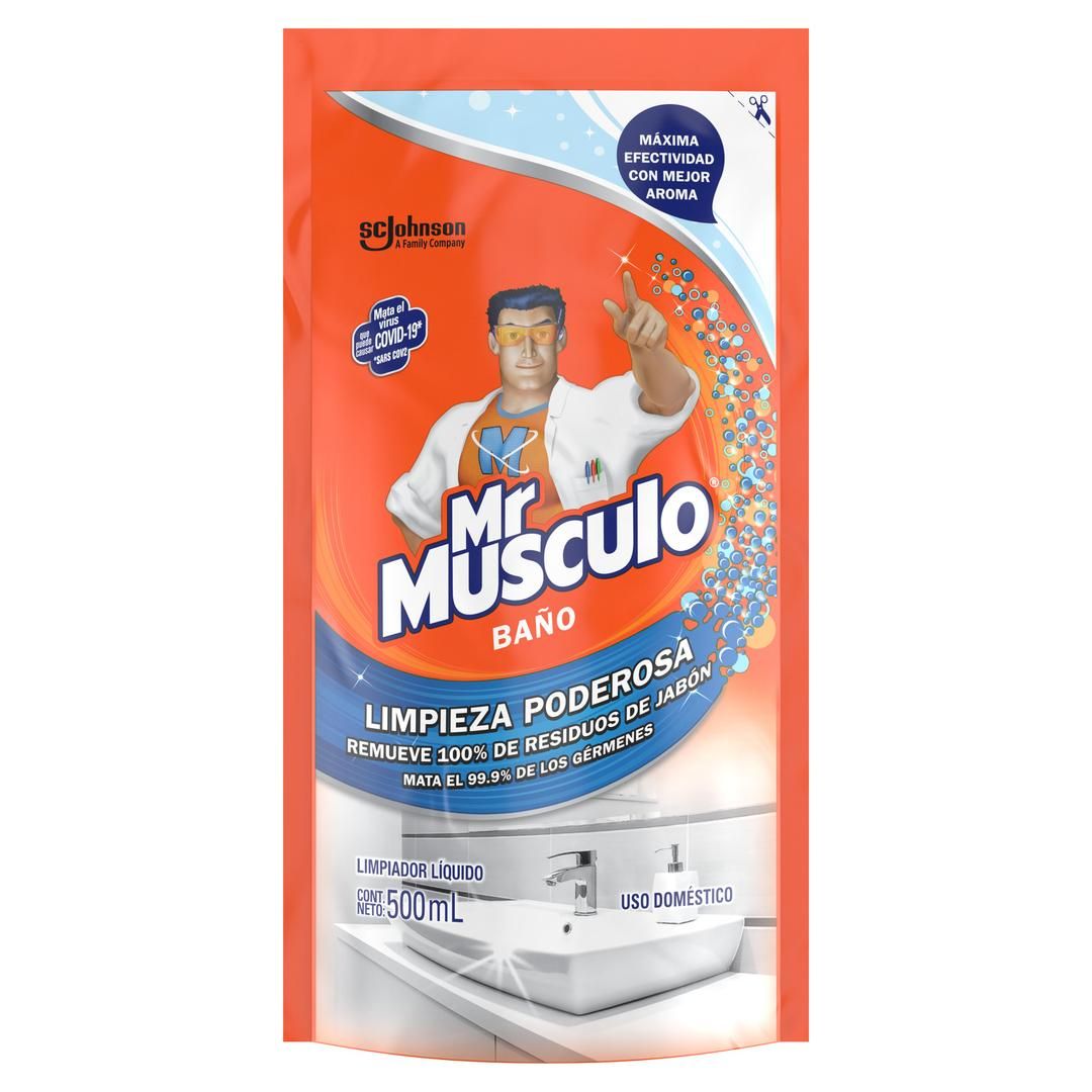 LIMPIADOR DE BANO MR MUSCULO DOYPACK 500