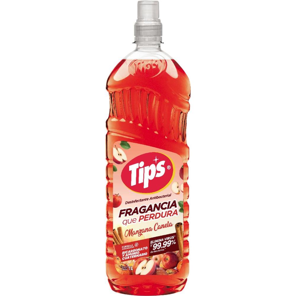TIP`S DESINFECTANTE MANZANA CANELA 1000M