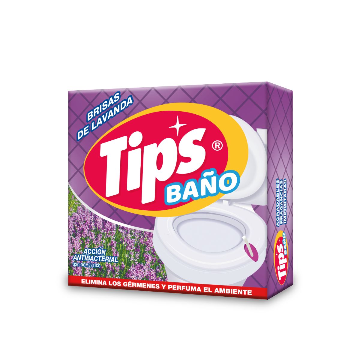 TIPS BAÑO ANTIBACT BRIS LAVANDA 90 GR X 24