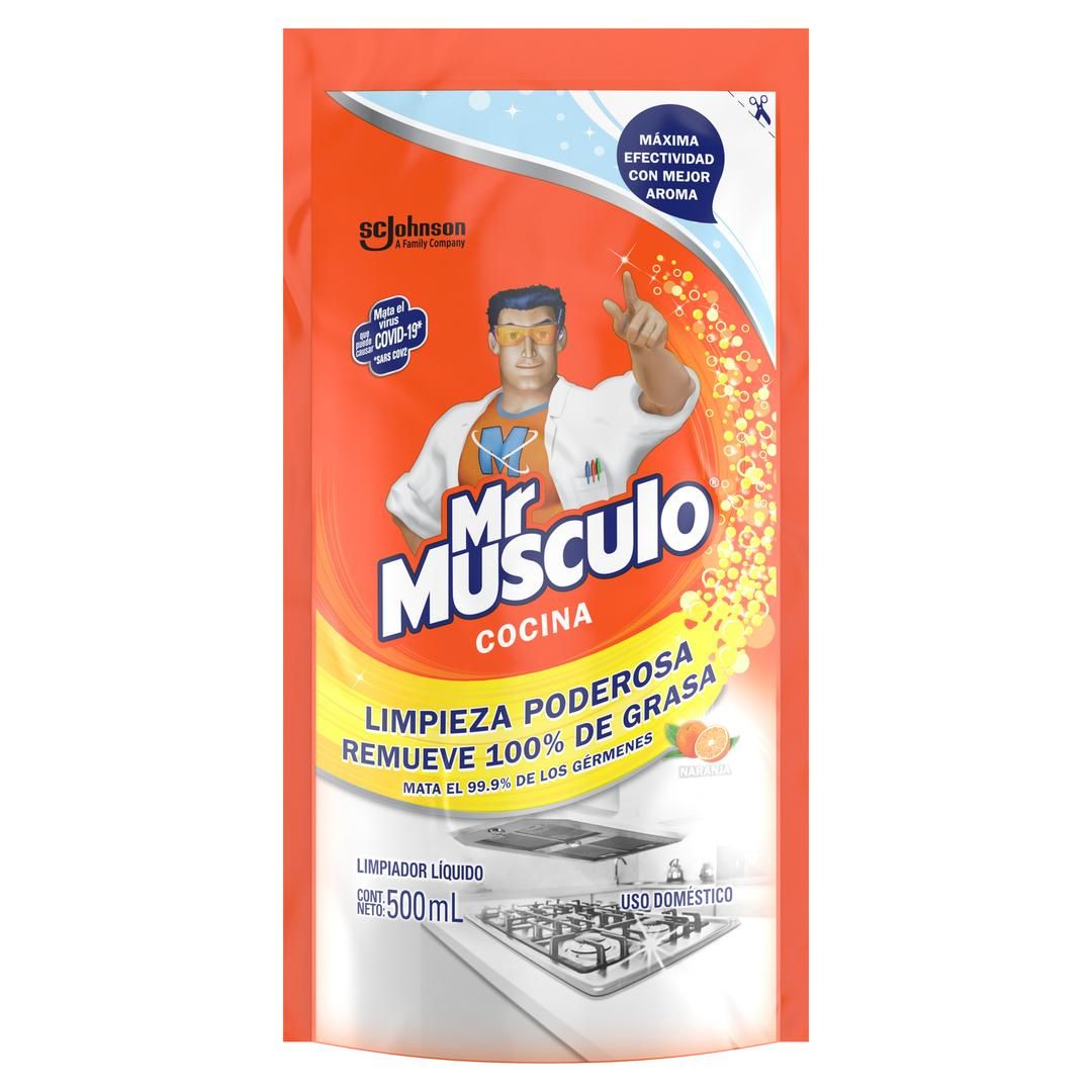 MR MUSCULO RPTO DOYPACK NARANJA 500ML