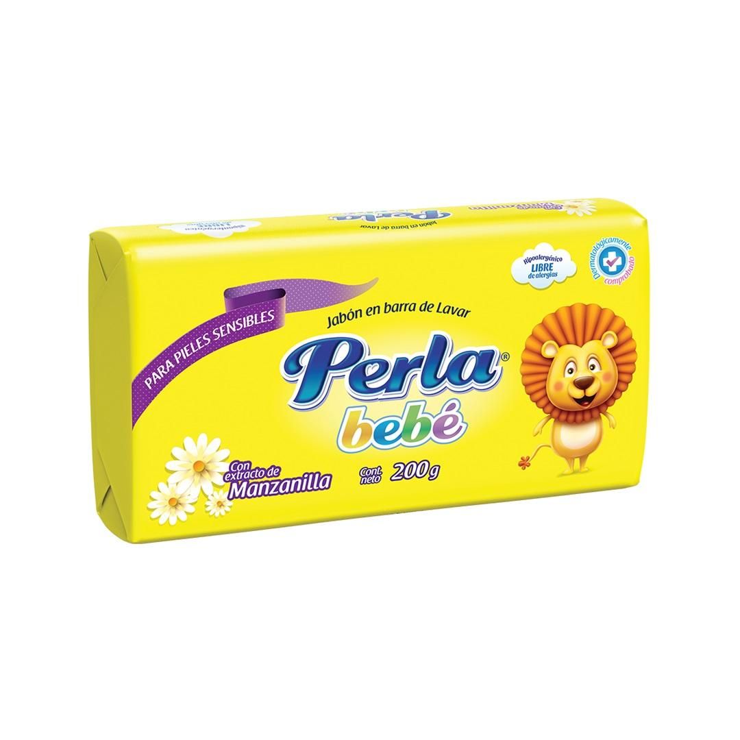JABON PERLA BEBE MANZANILLA 200G - Imagen 2