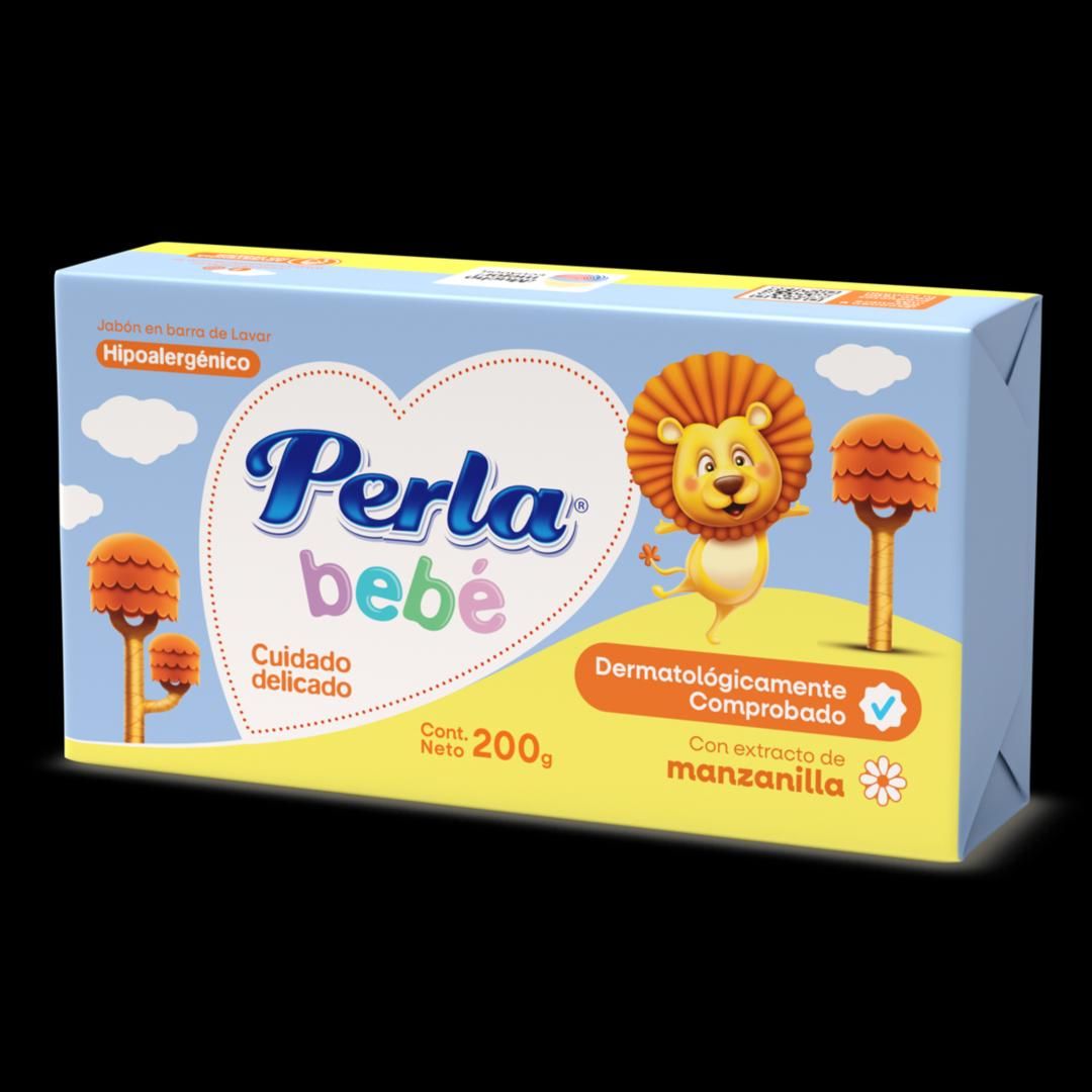 JABON PERLA BEBE MANZANILLA 200G - Imagen 6