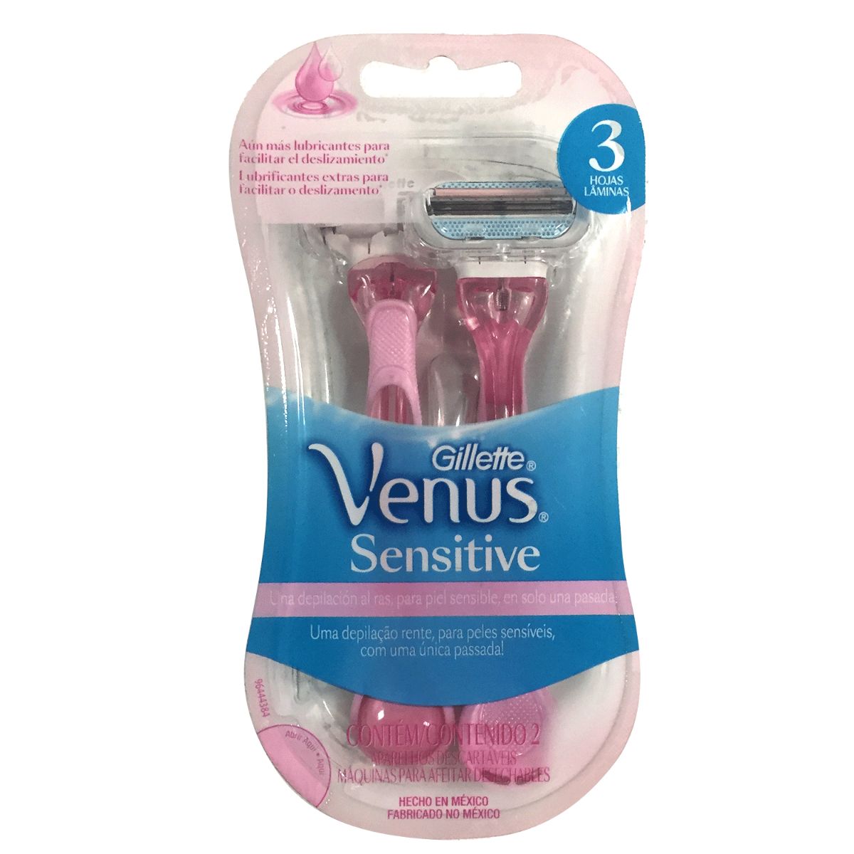 AFEITADORA SENSITIVE VENUS GILLETE 2PZS