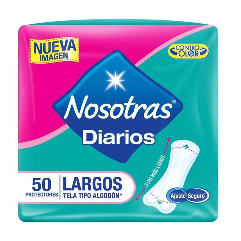 PROTECTOR NOSOTRAS DIARIOS LARGOS X50