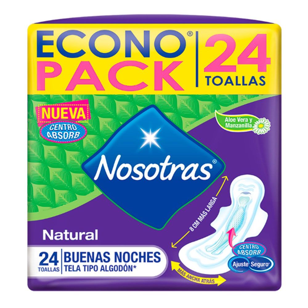 TOALLAS NOSOTRAS BUENAS NOCHES 6X24 WB 4