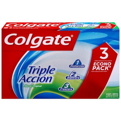 CD COLGATE TRACC PAQ 3X75ML