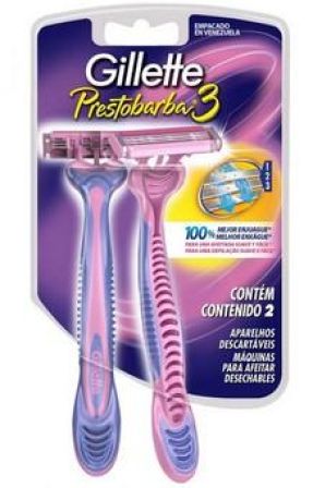 AFEITADORA PRESTOBARBA3 FEMENINA GILLETT