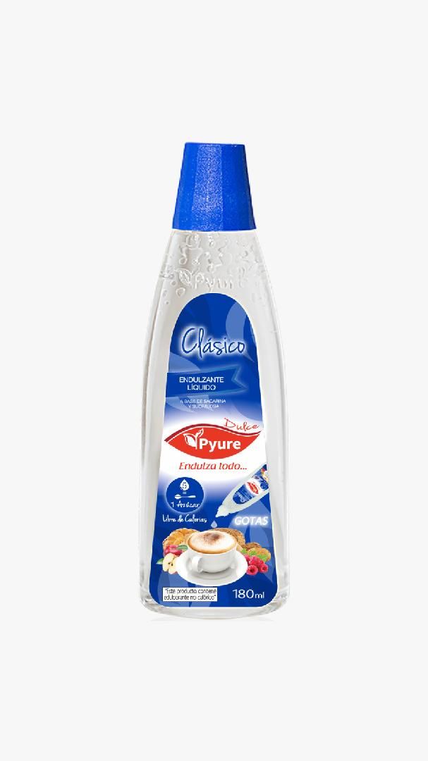 ENDULZANTE LIQUIDO CLASICO PYURE 180ML