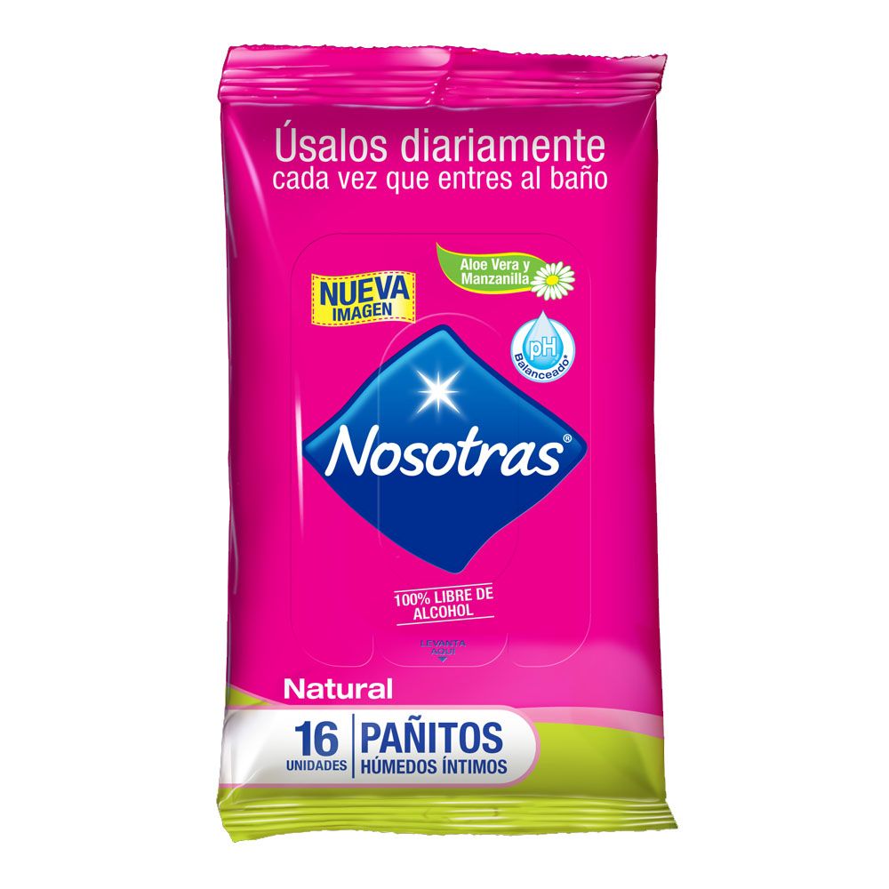 NOSOTRAS HERBAL PANITOS INTIMOS 12 X16