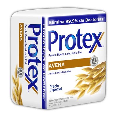 JABON PROTEX AVENA 3X110G