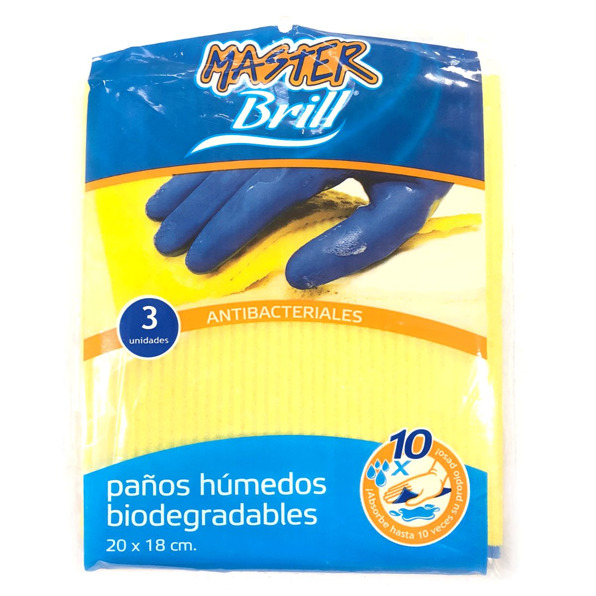 PANO HUMEDO BIODEGRADABLE MASTER BRILL X