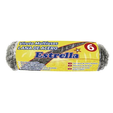 VIRUTA DE PISO #6 ESTRELLA